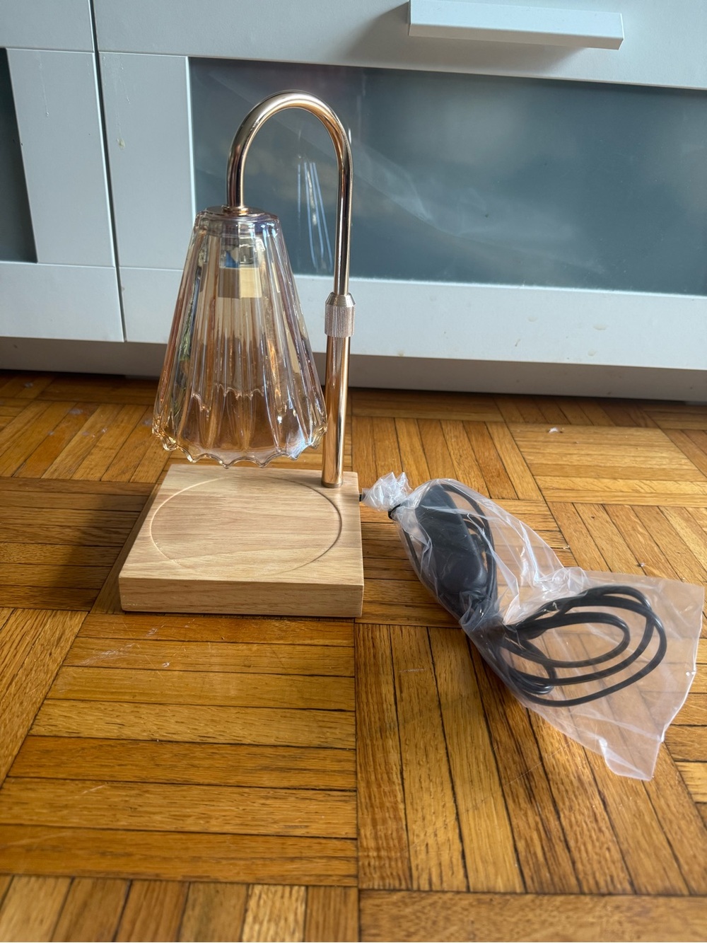 Glass Candle Warmer Aromatherapy Lamp